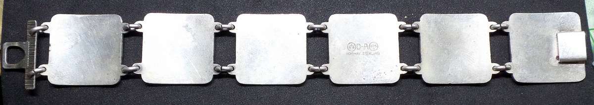Vintage Scandinavian silver bracelet by David-Andersen, Norway
