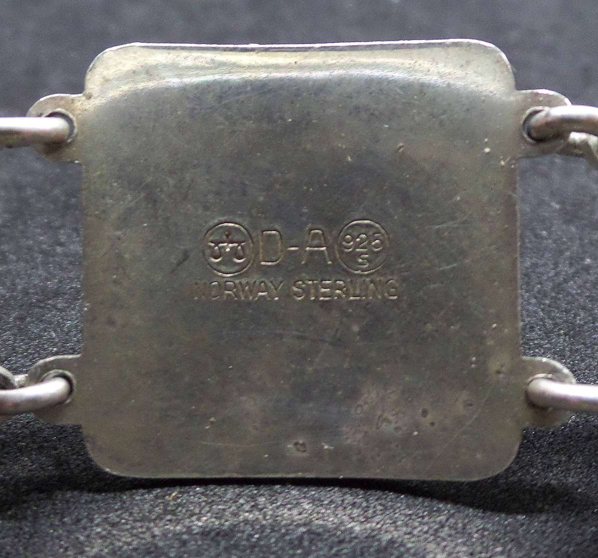 Vintage Scandinavian silver bracelet by David-Andersen, Norway