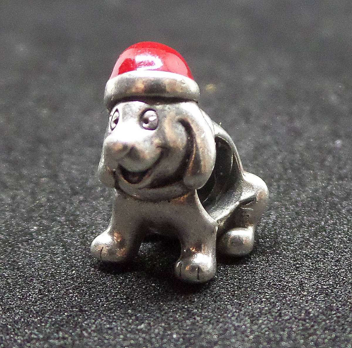 Pandora `Christmas Puppy` Charm