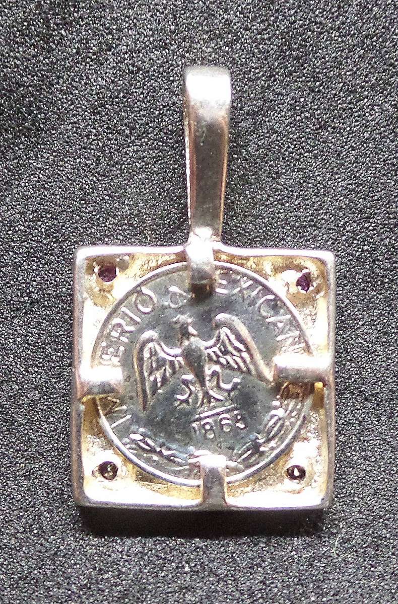 *R1 Auction* Silver Maximillian pendant - 20x12mm