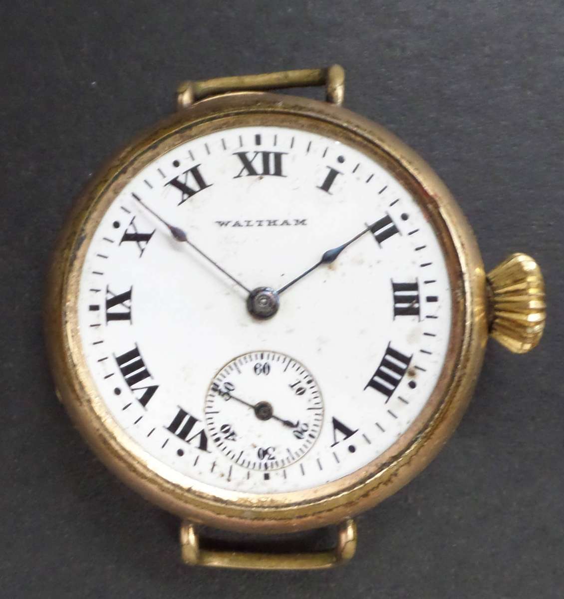 1907 WALTHAN Gold-Plated lady's pocket watch