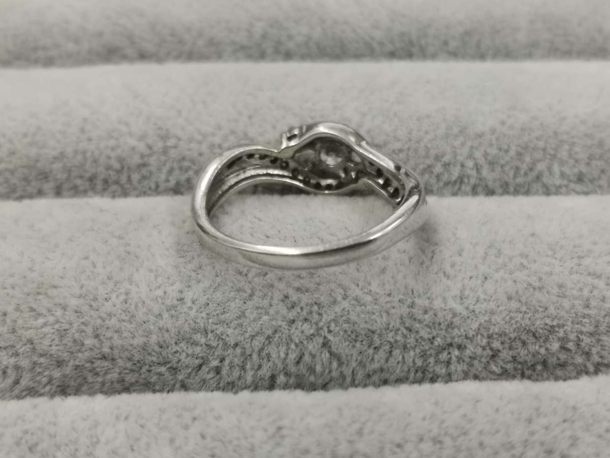 925Silver: Dazzling Ring - Multiple CZ - Size P