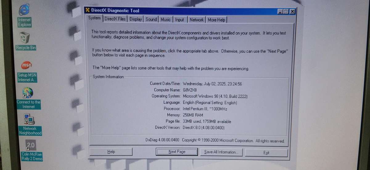 Pentium 3 1000 MHz Computer plus GeForce FX5200 GPU