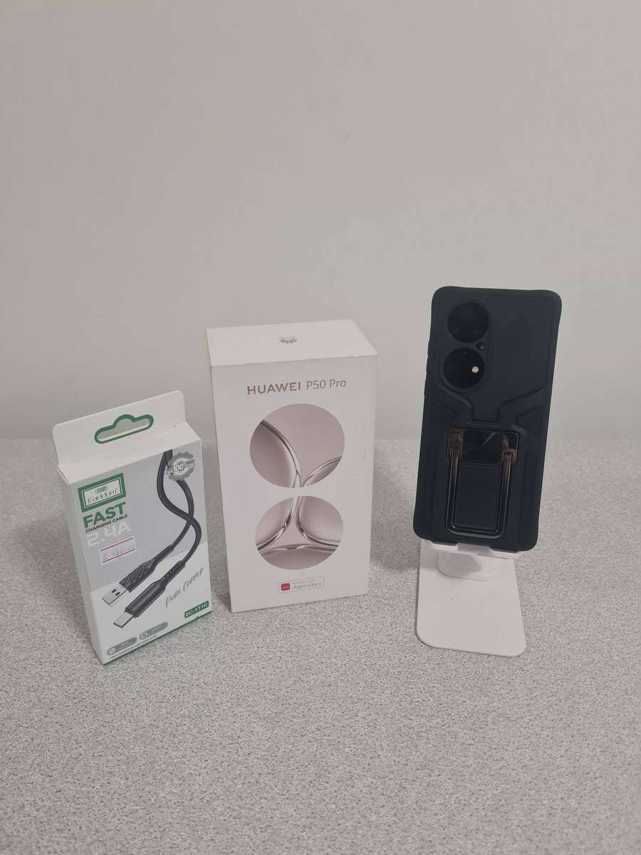 Huawei P50 Pro 256GB Golden Blue  Excellent Condition + Box & Accessories  Description: