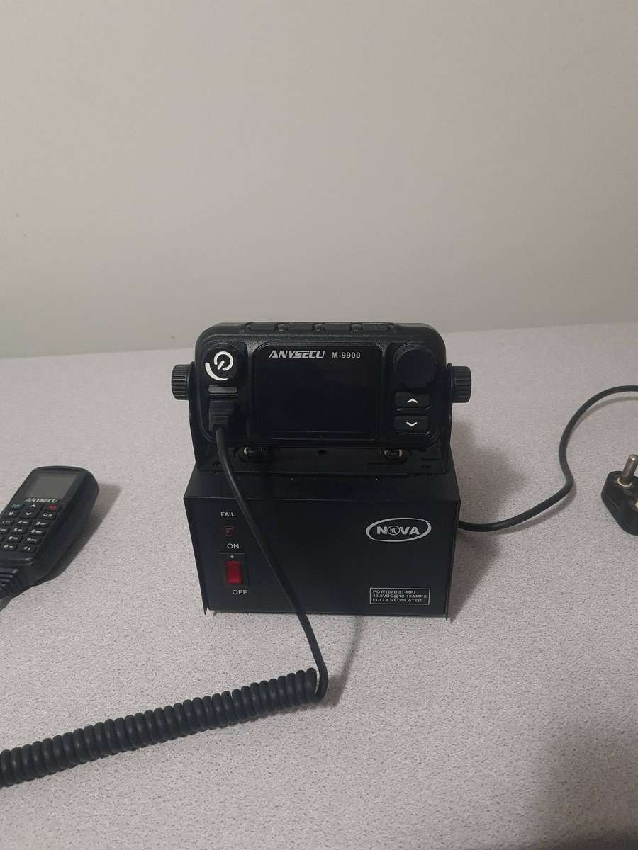 Anysecu M9000 Dual-Band Mobile Radio  50W UHF/VHF Transceiver