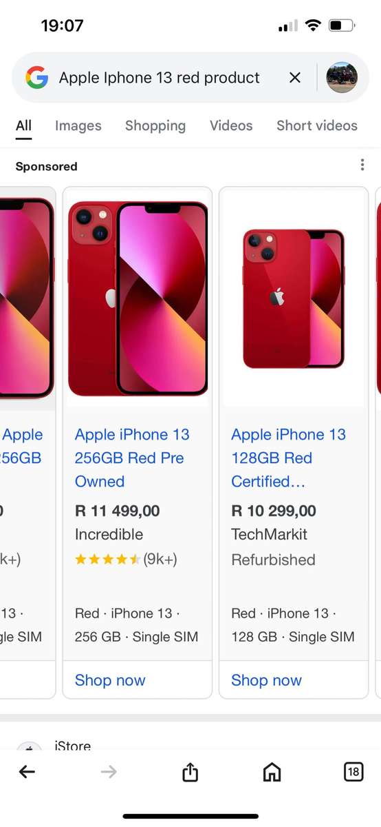 Apple IPhone 13 Red Product