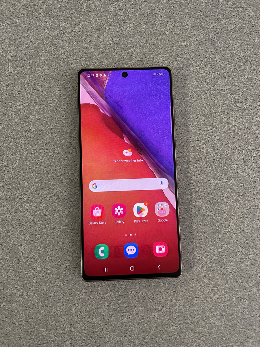 SAMSUNG GALAXY NOTE 20 MYSTIC BRONZE