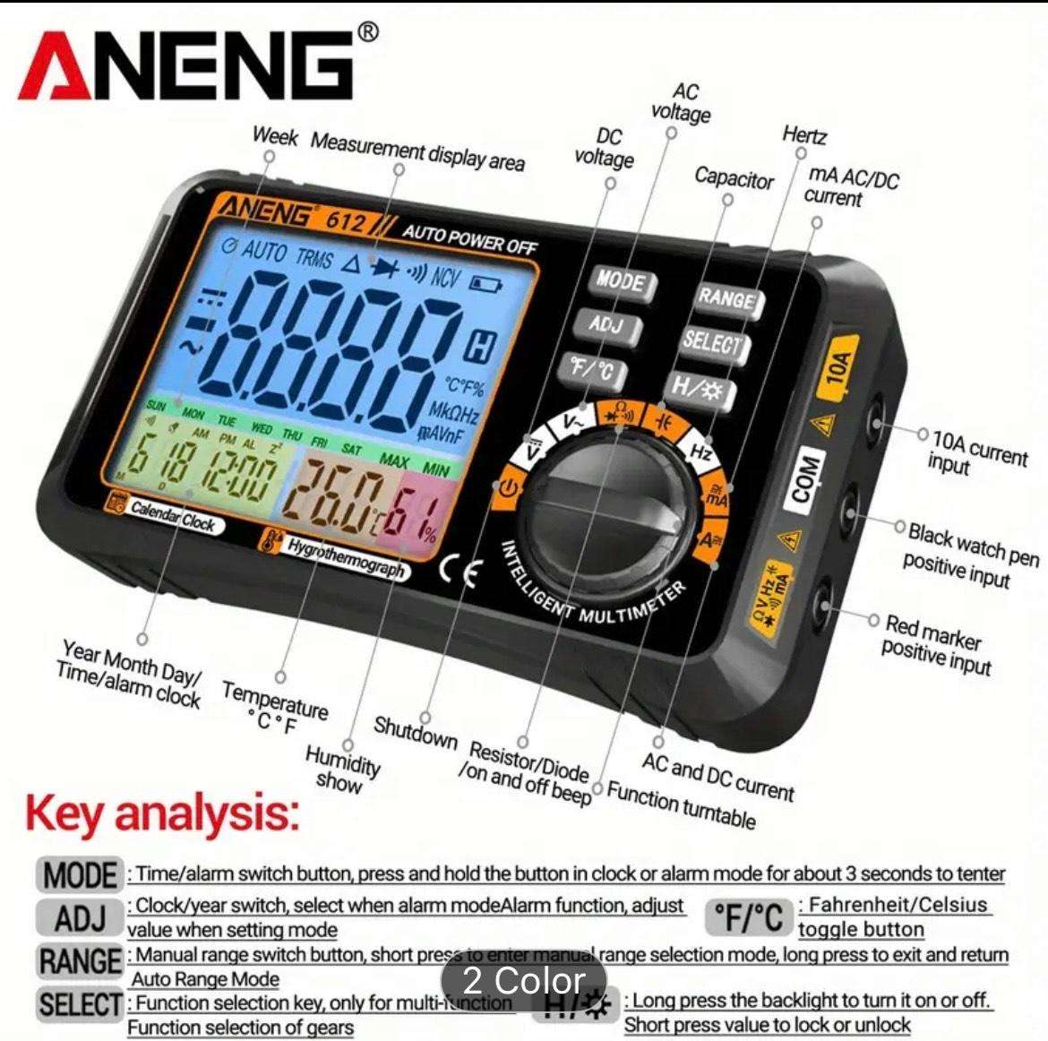 ANENG 612 Smart Multimeter