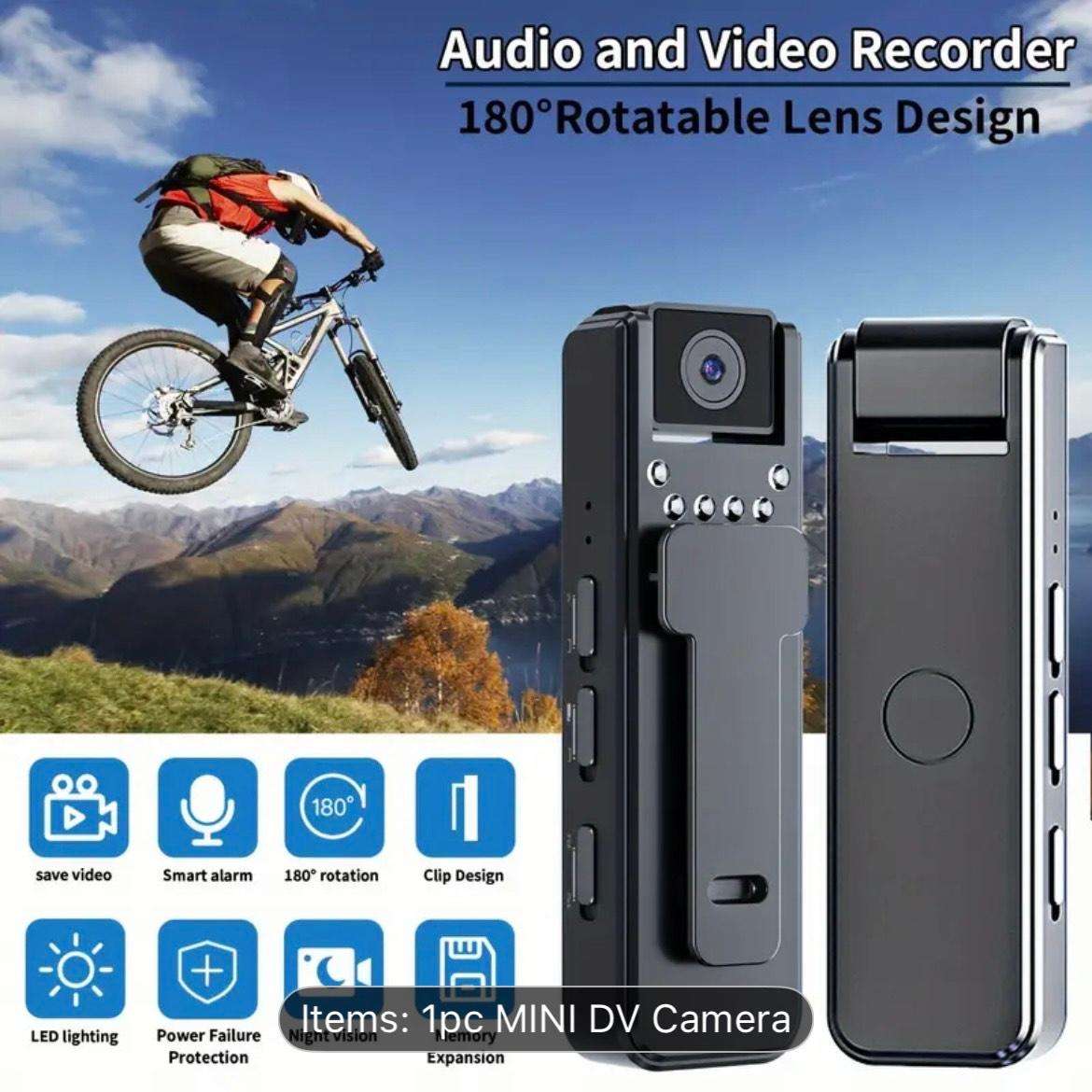 Body Camera with Audio And Video Recording