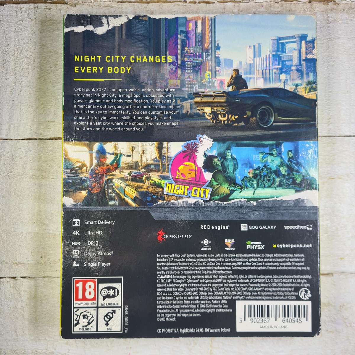 Cyberpunk 2077 Xbox Disc