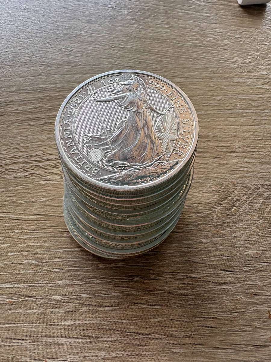 10 x 2021 Silver Britannia Bullion