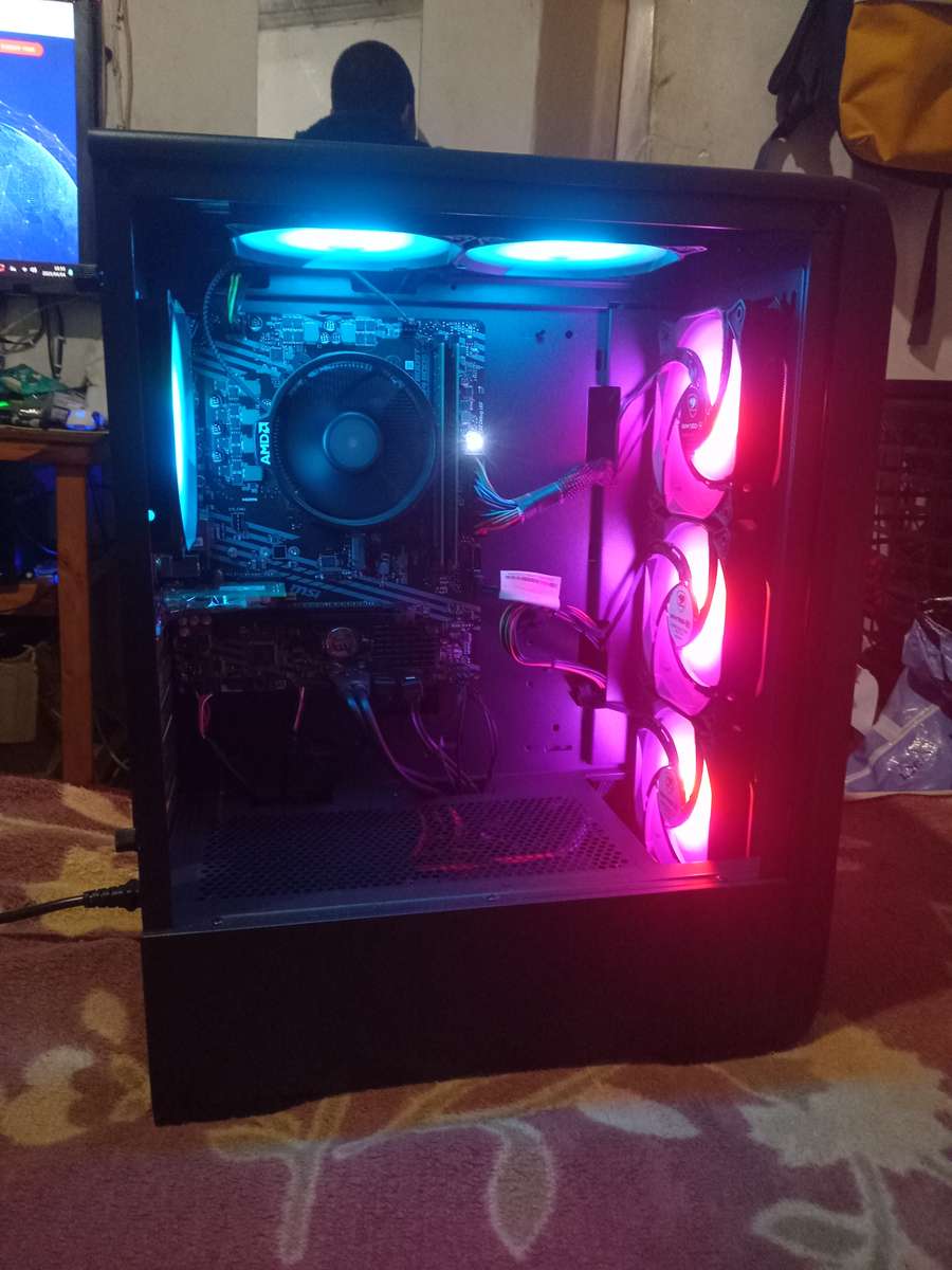 AMD GAMING PC RYZEN 5 5500, 64GB DDR4 3200MHZ 1TB SSD RX 6600 8GB GDDR6