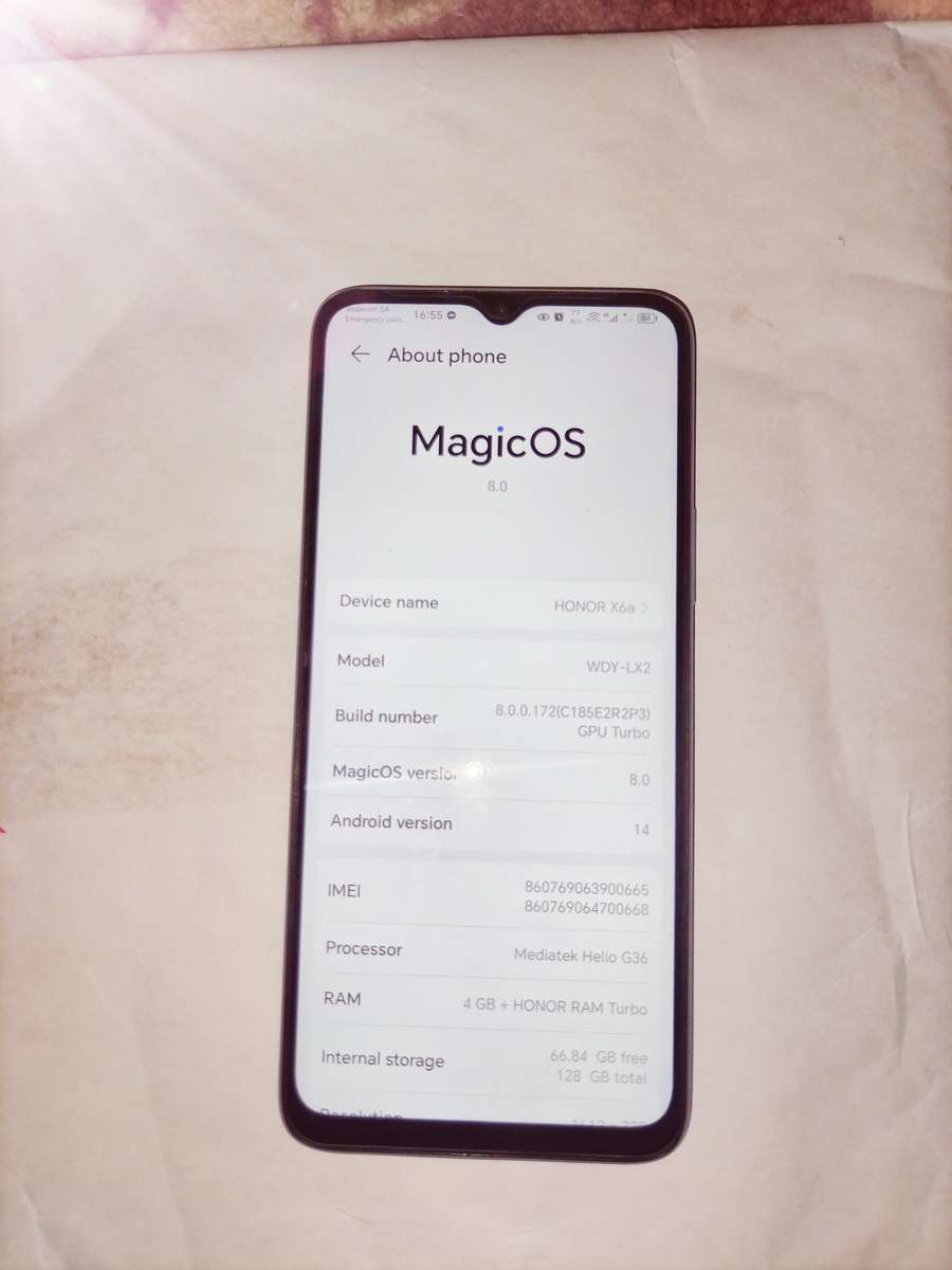 Honor X6a 128GB LTE Dual Sim 128GB - Sky Silver