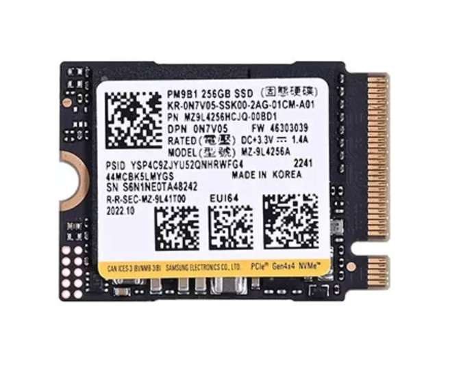 DELL GEN 4 256GB M.2 2230 PCIe NVMe Internal OEM Solid State Drive