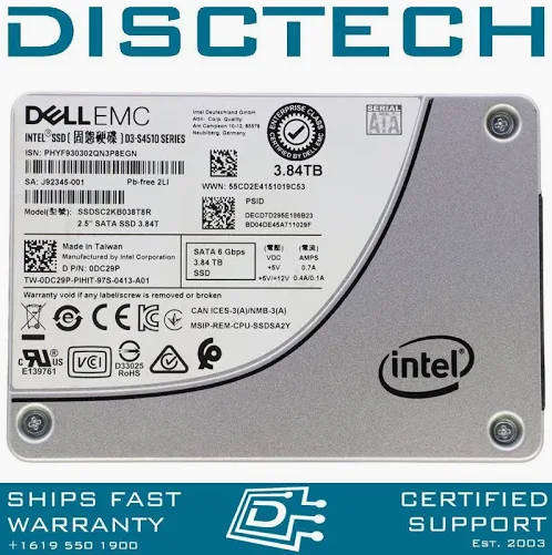 3.84TB SATA SSD 2.5 inch health 96%