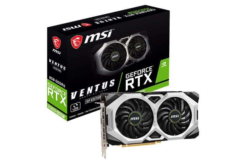 MSI GeForce RTX 2060 SUPER VENTUS GP 8GB GDDR6 Graphics Card