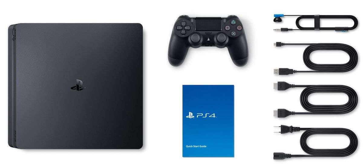 Playstation 4 500GB Slim Console (PS4)+1 controller