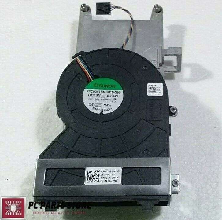 Dell OptiPlex 3010 7010 9010 390 790 990 SFF CPU Heatsink with Fan 637NC J50GH