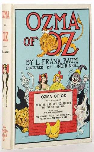 BAUM, L. Frank - Ozma of Oz - (Excellent Hardcover) *