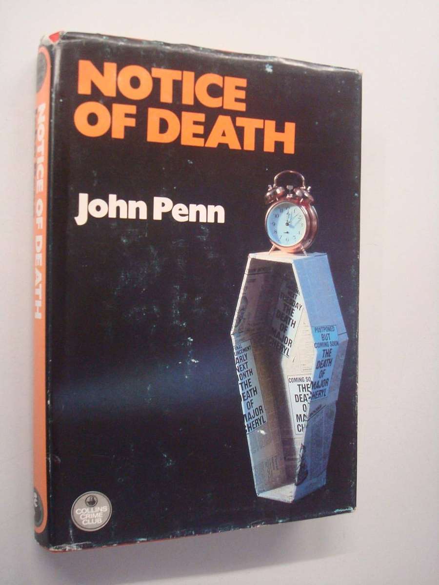 PENN. John - Notice of Death - (Hardcover in Jacket)