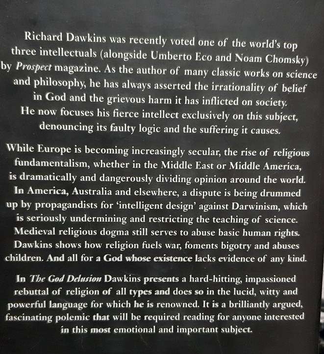 THE GOD DELUSION - By Richard Dawkins