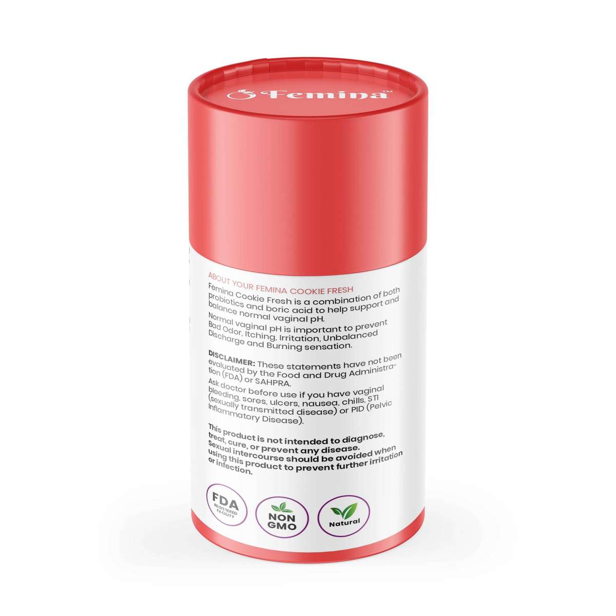 Femina Cookie Fresh Probiotics with Boric Acid Suppositories - 10s