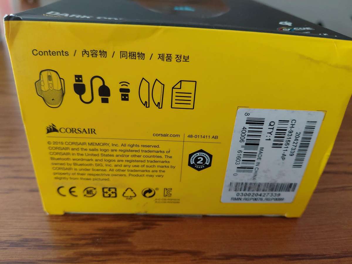 Corsair Dark Core Pro Wireless RGB Gaming Mouse