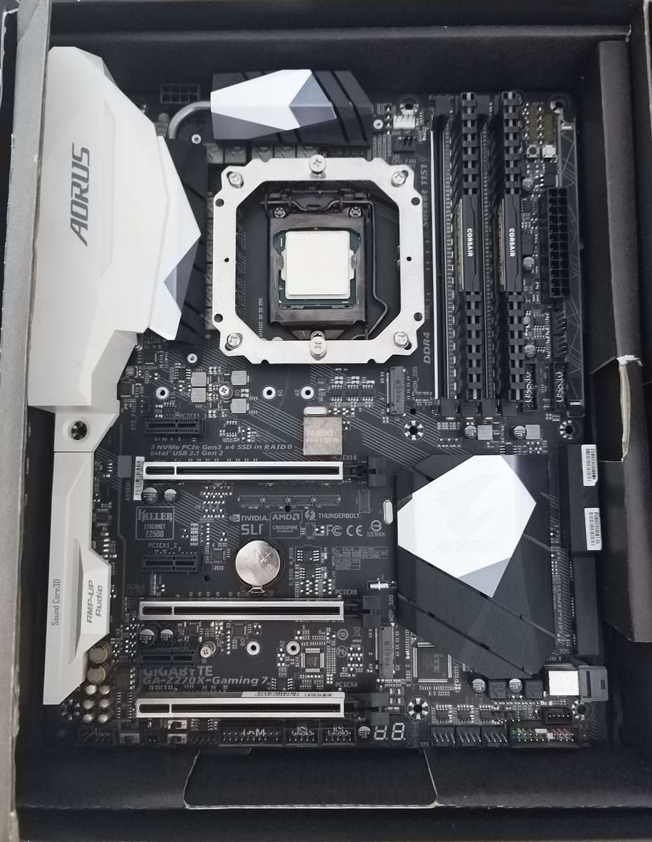 I7 CPU, Gaming Motherboard, Memory and liquid cooling system bundle