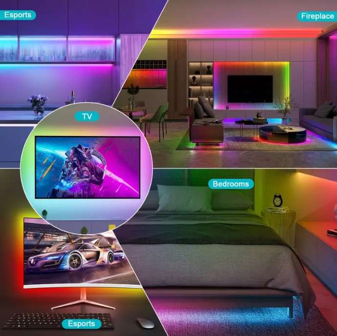 RGB+Intelligent Control 5 meter LED Strip USB with App control