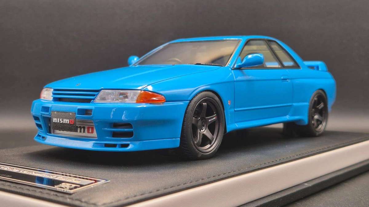 Nissan Skyline GT-R (R32) Customized version - Cyan Blue (J76) By Motorhelix