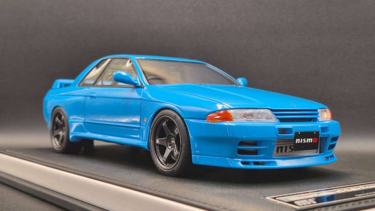 Nissan Skyline GT-R (R32) Customized version - Cyan Blue (J76) By Motorhelix