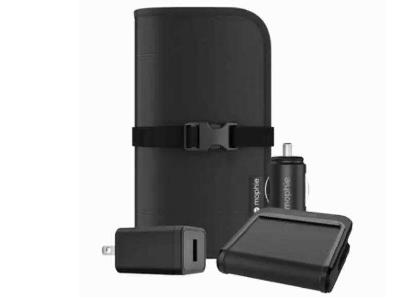 Mophie  Portable, Wireless Charging Travel Kit for Samsung, Apple iPhone  and Other Qi-Enabled phone