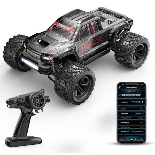 MJX Hypergo 10208 1/10 RC Truck 4X4, Brushless RC Cars Very Fast up to 50mph, ARTR Up to 4S LiPo
