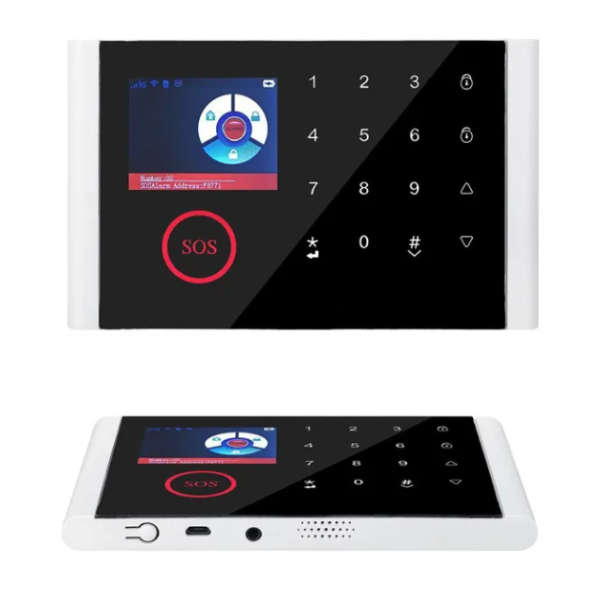 Tuya/ Smart Life Touch Screen Wireless SOS Alarm Home Security Alarm System with GSM&WiFi