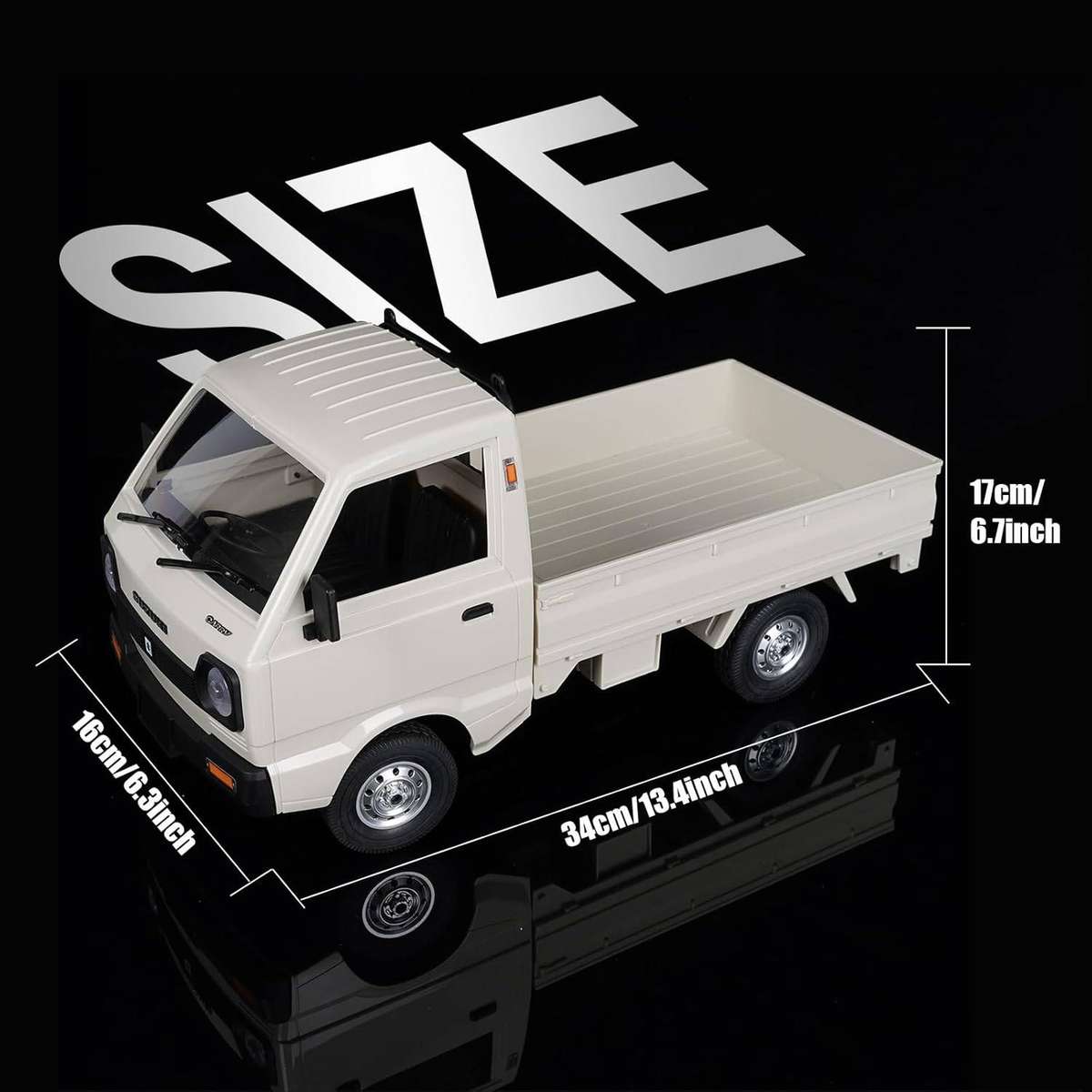 Licenced Suzuki  WPL D14 RC Drift Car 1/10 4WD Off Road Truck RTR 2.4 GHz Remote 4x4 Kei Truck