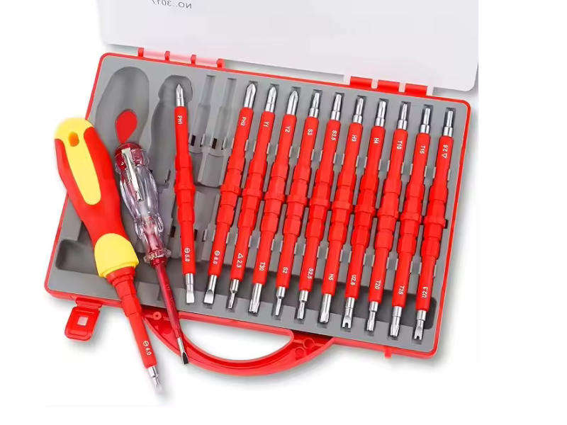 ES Electrician Magnetic Insulated Screwdriver/Torx 26 in 1 set with case