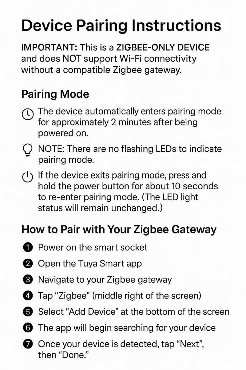 Tuya/Smart Life Glass panel Plug SA version Zigbee only-NO WIFI-USB+USB C charging-Energy metering