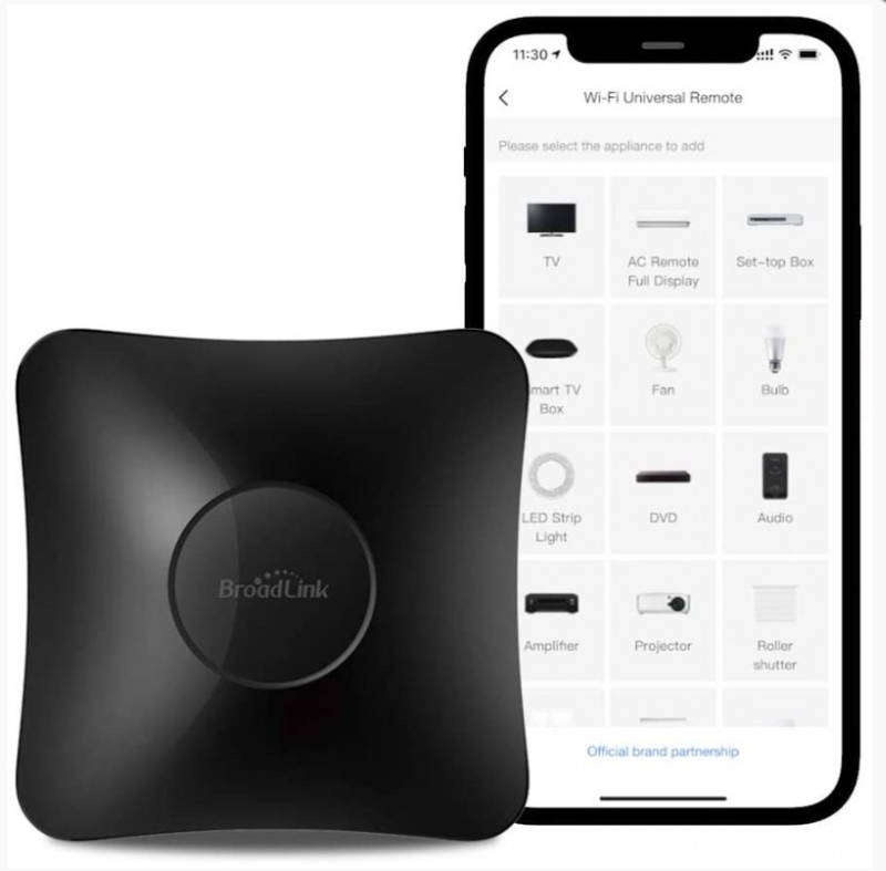 Broadlink RM4 pro IR/RF WiFi Universal Remote Smart Home Automation Compatible with Alexa and Google