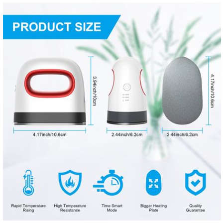 Mini Heat Press Machine - Heat press iron for T Shirts, Canvas, Shoes