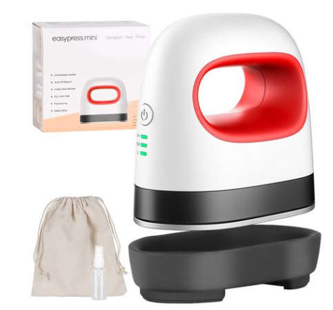 Mini Heat Press Machine - Heat press iron for T Shirts, Canvas, Shoes