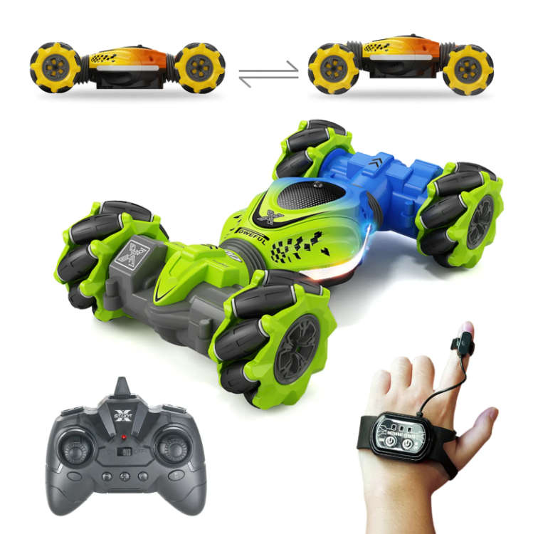 HOSHI 1611 2.4Ghz Hand Gesture / Remote Control Stunt RC Twist Car 4WD Stunt Car