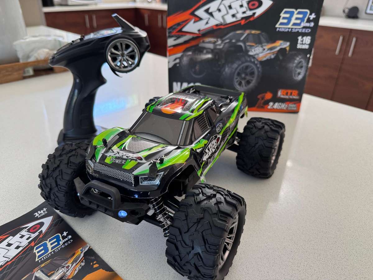 HOSHI N416 1/16 4WD Brushed RC Monster Truck Off-Road 2.4GHz - Store Demo - Hobby Grade