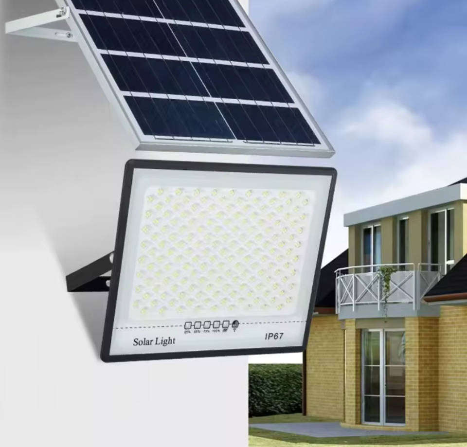100W Solar LED Lights Outdoor Flood Lights IP67 Waterproof