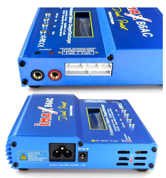 iMAX B6AC V2 AC/DC Dual Power Professional RC Lipo / Li ion / Life - Multi Battery Balance Charger