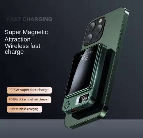 Magsafe Magnetic Wireless Power Bank 10000mah high capacity Portable Fast Charging Charger USB-C