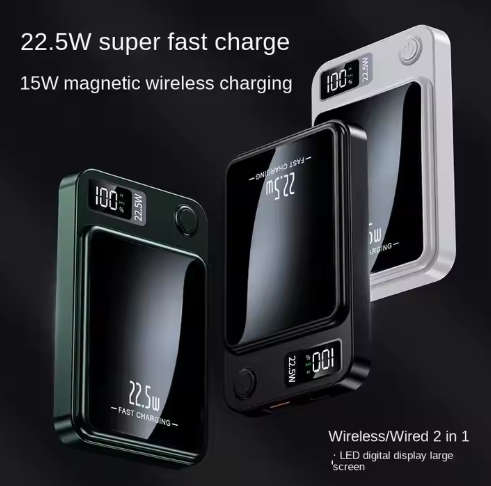 Magsafe Magnetic Wireless Power Bank 10000mah high capacity Portable Fast Charging Charger USB-C