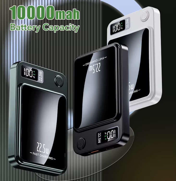 Magsafe Magnetic Wireless Power Bank 10000mah high capacity Portable Fast Charging Charger USB-C