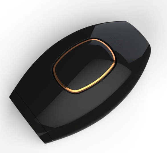 IPL Laser Hair Removal Device - with free Protective Glasses included (Black)