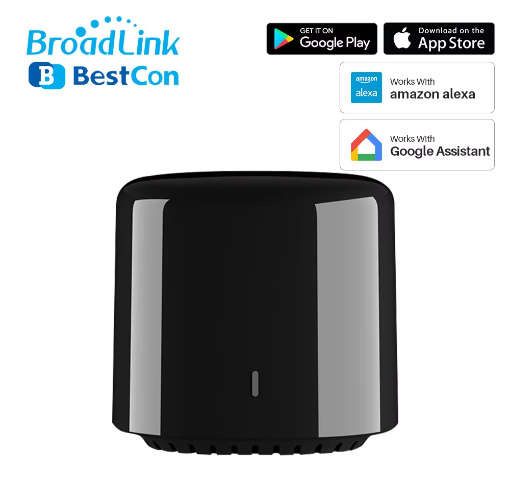 Broadlink/Bestcon RM4C Mini-Universal WiFi IR Remote Control-Works with Alexa/Google - UNBOXED DEAL
