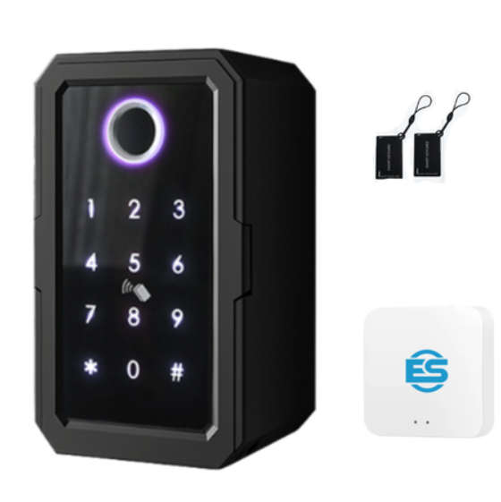 Airbnb Smart KeyBox-Smart Life/Tuya WiFi gateway included - Open Key box from anywhere-OPEN BOX ITEM